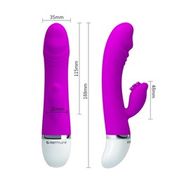 30 Fonksiyonlu Klitoris Uyarıcılı Teknolojik Vibratör Penis