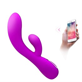 Usb Şarjlı Telefondan Kumandalı Klitoris Uyarıcılı Teknolojik Vibratör
